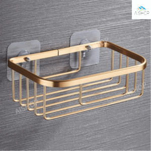 SG Seller]Bathroom Shower Shelf Holder Tissue Storage Rack Shampoo Soap Cosmetic Shelves Wall Mounted Kitchen Organizer