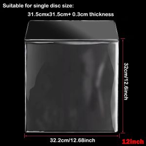 OKKFINE 7/10/12 inch Vinyl Records Sleeve Thickened Resealable LP Record Cover Vinyl Outer Sleeves Record