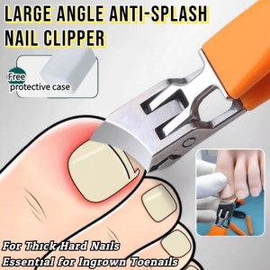 [Essential for Ingrown Toenails] Large Angle Anti-Splash Nail Clipper  Portable Household Thick Hard Nail Cutter