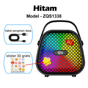 【PRO MAX BASS】Speaker Bluetooth Karaoke 2 Mic Wireless Tanpa Kabel Super Bass Robot Mainan Anak-anak Salon Aktif Musik Box Jovitech Lampu RGB Spiker Full Bass Portable Audio Hi-Fi Subwoofer Radio FM/TF Card/SD Card/USB/TWS  - Garansi 12 Bulan