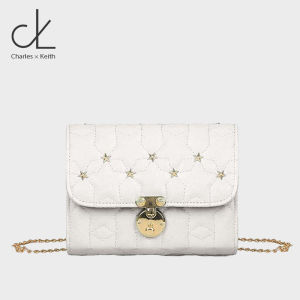 CHIKOOL Sling bag for women chain handle crossbody star studded design leather shoulder women bag mini bag
