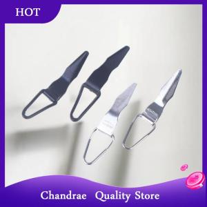 [Chandrae] 10pcs DIY Lure Accessory Black Silver Stainless Steel Hook Keeper For Lure Fly Collapsible Rod Building Component Repair