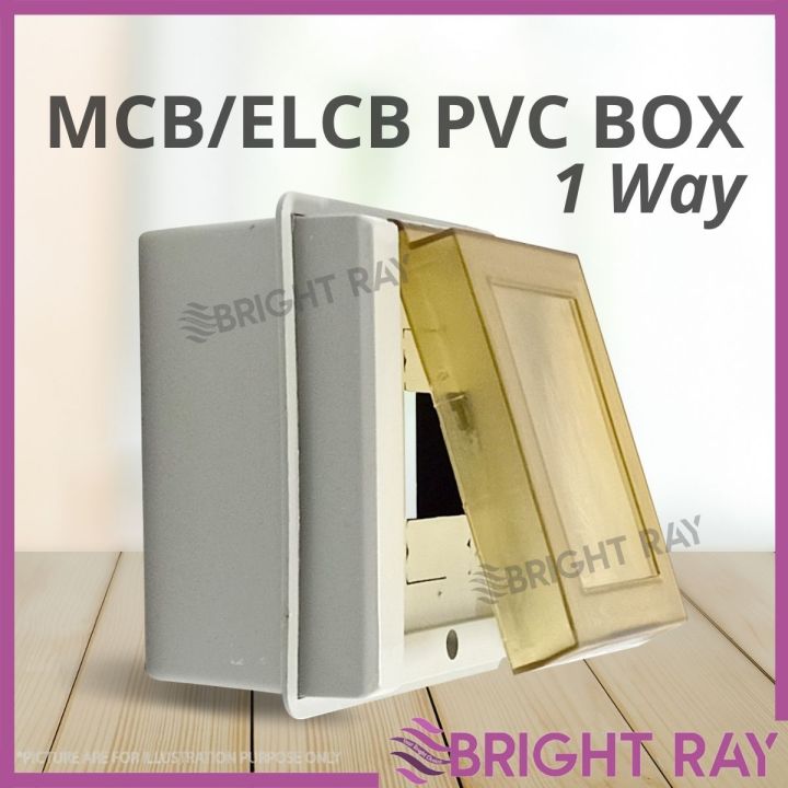 MCB/ELCB PVC BOX 1Way MCB Box Circuit Breaker Box Miniature Circuit