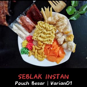 ichi - seblak instan komplit khas bandung pouch besar varian 02 hot jeletot murah