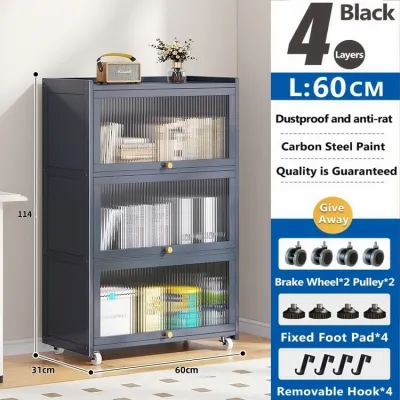 Kitchen shelving Multi-layer household storage cabinets dust-proof multi-function bowls side cabinets Storage cabinets