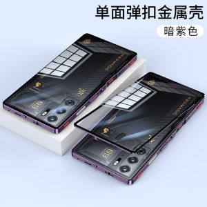 Casing for Redmagic 9Pro，Redmagic 9 Pro，Redmagic9 Pro+，Redmagic 9s Pro+ Metal Anti-fall frame Buckle Mobile phone case Frosted Back plate Anti-fingerprint Case cover Shockproof housing