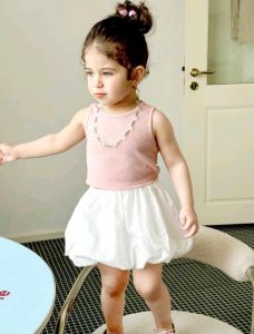 FREE SHIPPING & COD Casual Classy Elegant  Summer Wear GIRL Bubble  Ruffle  Lantern Skirt for Girl Kids - 2 to 14 years old   - classy and elegant - timeless classic  - timeless piece - casual office  party - classic piece - super kapal ng tela - hindi