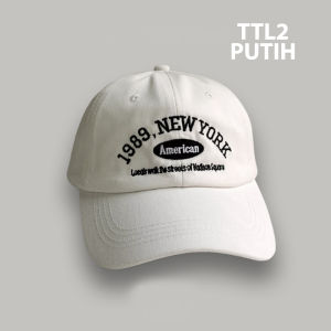 Topi Pria Baseball Dewasa 1989 New York Fashion Outdoor Olahraga Sport Cap Fashion Import TTL
