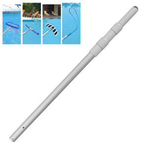 4.5m Telescopic pole Rod Swimming Pool Cleaning Tool Aluminum Alloy Clean Equipment Adjustable Portable Handheld