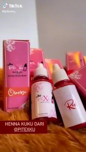 Pitexku Henna Kuku Muslimah - Alat Seni Kuku - Nail Art Pewarna Kutek Polish Cat Maroon