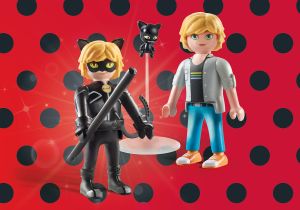 Playmobil 71337 Miraculous: Adrien & Cat Noir มิราคูลัส เอเดรียน และ แคท นัวร์