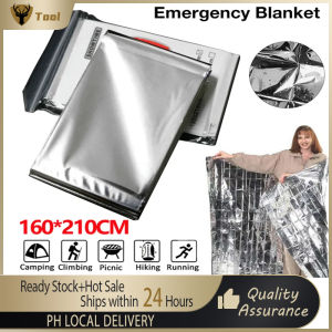 10PCS 160CM*210CM Outdoor Emergency Blanket Windproof Sun Protection Thermal Insulartion Blanket
