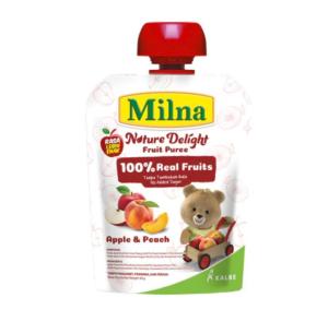 YUMMY BITES GREEK YOGURT cocok untuk mencegah sebelit pada si kecil - Milna Delight Fruit Puree