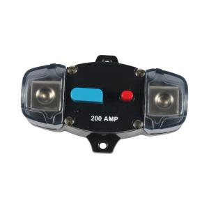 การรีเซ็ตตัวจับฟิวส์แบบอินไลน์60A/100A/200A/250A เบรกเกอร์การรีเซ็ตด้วยตนเองสำหรับการใช้งานรถบรรทุกรถยนต์ทางทะเล