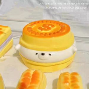 FZIPUA Soft Squeeze Toy Slow Rising Realistic Fidget Toys Cute Abreact Squishies Toy Kids Adult