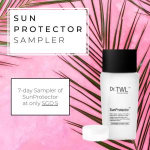 Dr.TWL Dermaceuticals 7-Day Sampling Regimen Sunprotector (Dermatologist Formulated Sunblock Sunscreen)