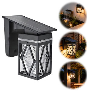 COD [Free Shipping] Energy-Saving Solar Wall Lights Waterproof IP65 Outdoor Lanterns for Yard and Patio