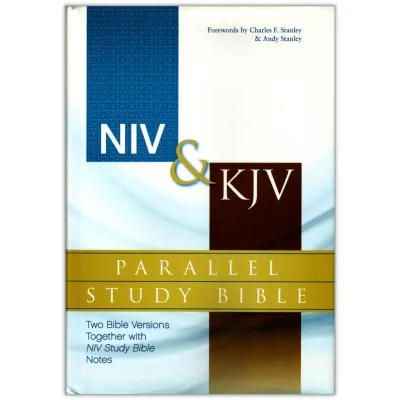 NIV/KJV Parallel Study Bible Hardcover