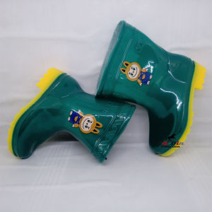 Sepatu Boot Musim Hujan Usia Anak Anak Laki dan Perempuan Bahan Karet  Motip Gambar Labubu Viral