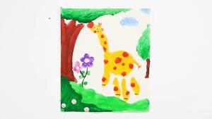 Jar Melo Washable Finger Paint for Kids 12 Colors Large Capacity (2.1fl oz) Non Toxic Baby Paint for Hand and Feet Safe Art Supplies Preschool Learning Gifts for Kids Age 1+