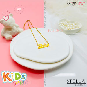 Kids Series - Stella Necklace / Kalung Nama Anak TItanium 316L Stainleess Steel Lapis Emas 18K
