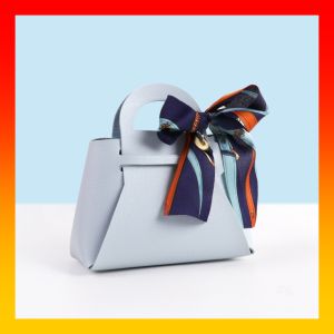 European Style Leather Gift Bag (S) Mini Goodies Bag Doorgift Bag Wedding Beg Doorgift Kahwin Raya Gift Bag Kotak Telur Beg Kenduri