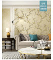 【1m/10m】Pastoral Wallpaper Retro 3D Three-dimensional Non-woven Fabric Wallpaper Bedroom Living Room TV Background Wall Renovation Home Decor Sticker (0.53M Width). 