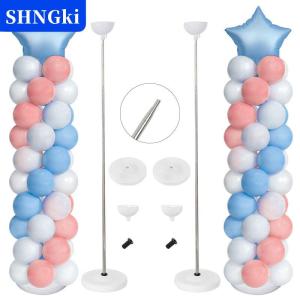 [COD] 🔥🔥🔥SHNGki Bóng cột đứng kit có thể điều chỉnh bóng cột kit kim loại kính thiên văn trụ cột bóng đứng bữa tiệc sinh nhật Tốt nghiệp weddi