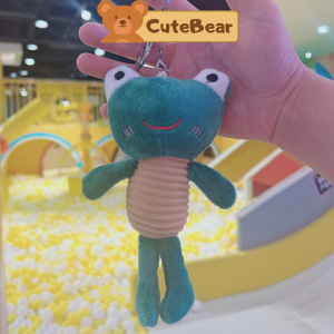 Móc khóa thú bông móc khóa ếch xanh cute ngộ nghĩnh đáng yêu dùng làm móc khóa treo balo túi xách CB19