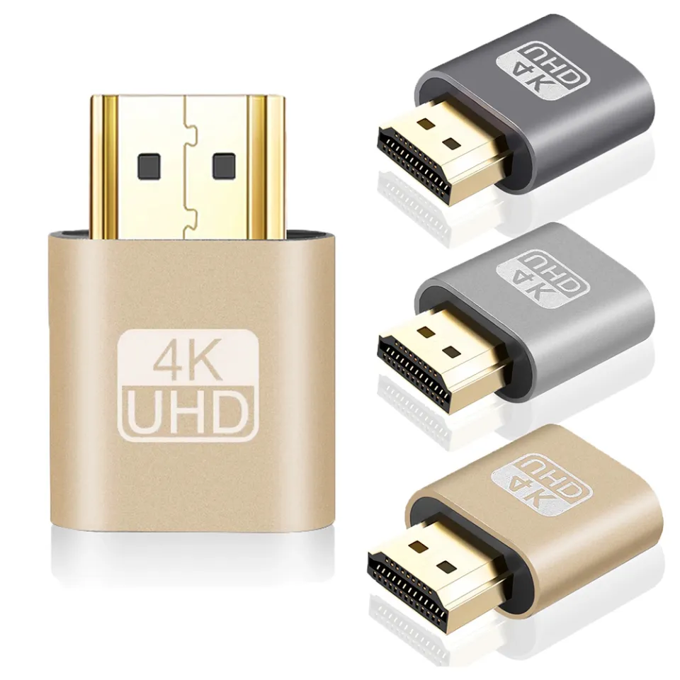 BOKEWU HDMI Virtual Display 4K HDMI DDC EDID Dummy Plug EDID