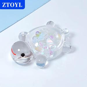 [COD]🔥🔥🔥ZTOYL 1PC Glowing Turtle Garden Fish Tank Miniatures Ornaments Mini Luminous Glitter Turtle Home Decoration Landscaping Crafts