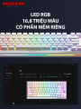 Phím Cơ Không Dây WEIKAV F75 PRO RGB, LED Viền RGB, 3 Modes, Con Lăn, Hotswap 5 chân.. 