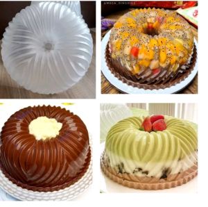 cetakan agar2/ loyang plastik / cetakan puding / loyang plastik BAVAYA / Cetakan bolu kukus