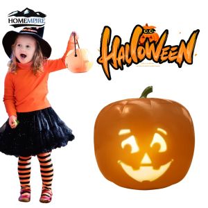 Vivid Pumpkin Lantern Seasonal Decoration with Talking and Singing Features for Holiday Celebrations