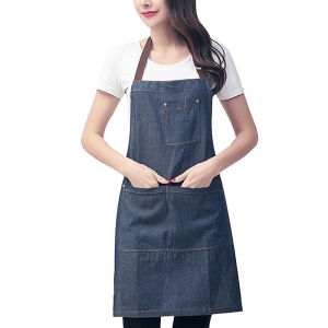 Fashion Kitchen Apron Water Proof Adjustable Stripe/plaid Printed Apron For Women Adult Waterproof Aatroxw