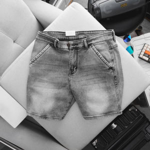 Quần Short Jean Nam Màu đen thời trang túi chéo bền màu xuất khẩu