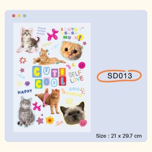 แผ่นรีด ตัวรีดติดเสื้อDFT STICKER SD001- SD020