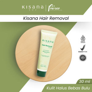 KISANA - Kisana Hair Removal Cream dengan Aloe Vera – Menghilangkan Bulu dengan Lembut dan Menyegarkan Kulit yang Kering Tanpa perlu Wax untuk Ketiak kaki Tangan