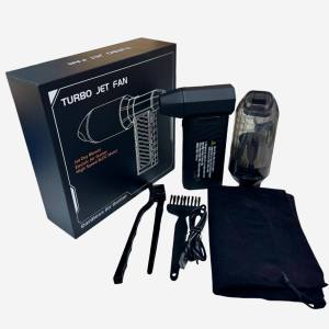 Turbo Jet Fan 2 in 1 Vacuum & Compressed Air Blower Wireless Handheld Vacuum Air Duster