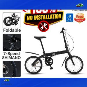 Folding Bike Foldable Bicycle 16/20 Inch 7-Speed Bicycle for Adults/ChildrenHot sale