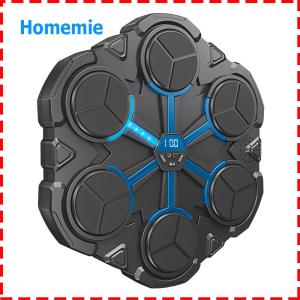 Music Smart Boxing Training Machine BT Wall Mounted Boxing Workout Equipment Target for Adults Kids Boys Girls 8 9 10 11 12 Years Old