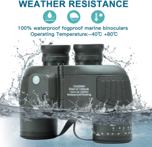 Ống nhòm hàng hải chống nước 10X50 Ống nhòm đi biển chống nước 10x50 ống nhòm chuyên cho tàu biển 10x50