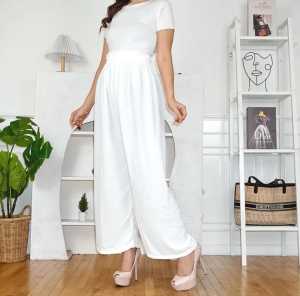 CELANA KULOT PREMIUM AIRFLOW CRINCLE / KULOT KANCING JUMBO BAHAN CRINCLE