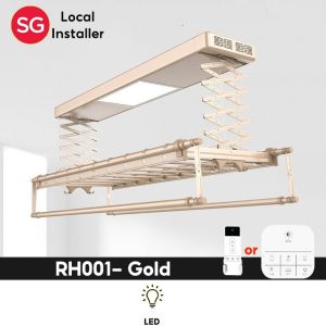 Automated Laundry Rack 5 Years Warranty Smart Laundry System +standard Installation Clothes Drying Rack