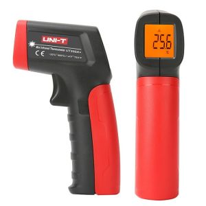 UNI-T เทอร์โมมิเตอร์อินฟราเรดเครื่องวัดอุณหภูมิ UT301A UT300S + UT300A + (-32 ℃ ~ 420 ℃) เครื่องวัดอุณหภูมิไม่สัมผัสเลเซอร์อุตสาหกรรมดิจิตอล