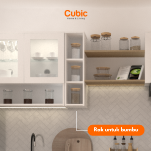 Cubic Kitchen Set Minimalis / Kabinet Dapur / Rak Dapur Basah / ELENA CLARA