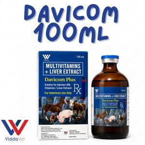 Davicom Plus 100ml Multivitamins with Liver Extract for Farm Animals