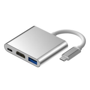 4 in 1 USB C to HDMI adapter USB Type C to HDMI VGA 4K hub  Thunderbolt 3 USB 3.0 port Type-C PD 87W fast charging port suitable for MacBook Pro Galaxy Huawei