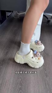 [Free Shipping] New WomenS Summer Outdoor EVA Thick-Soled Clogs With Increased Height Perfect For The Beach