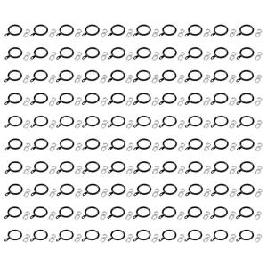 100Pieces Quality Window Curtain Rings 30mm Internal Diameter Eyelets For Poles And Rod Drapery Hanging Drapes Rings